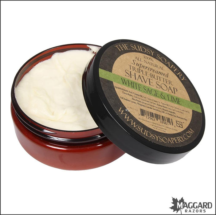 The-Sudsy-Soapery-White-Sage-and-Lime-Artisan-Shaving-Soap-5oz-2