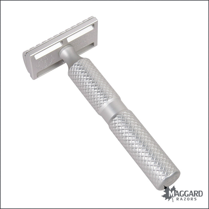 Timeless Razor Model ALSB45 Aluminum DE Safety Razor, with Stand