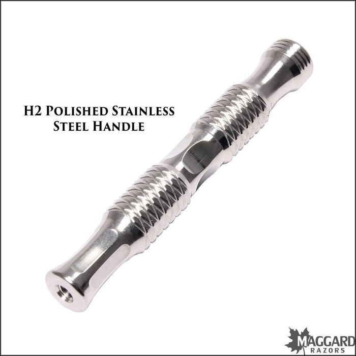 Timeless-Razor-H2-Polished-Stainless-Steel-Safety-Razor-Handle