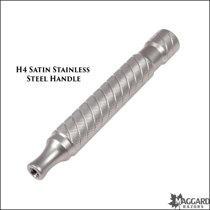 Timeless-Razor-H4-Satin-Stainless-Steel-Safety-Razor-Handle