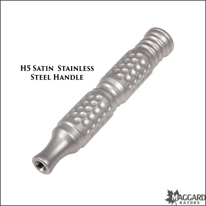 Timeless-Razor-H5-Satin-Stainless-Steel-Safety-Razor-Handle