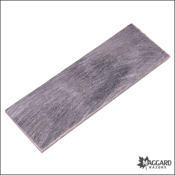 Water Buffalo Horn Blanks Black with White Streaks, 6" x 2" x 1/8"