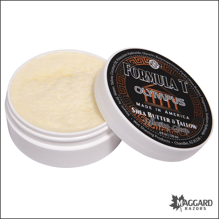 WSP Olympus Formula T Tallow Shaving Soap, 4oz