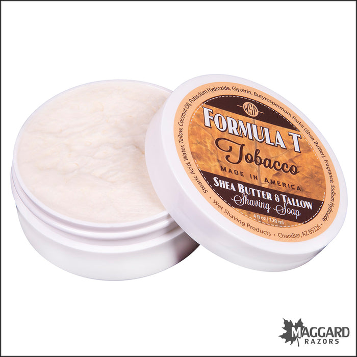 WSP Tobacco Formula T Tallow Shaving Soap, 4oz
