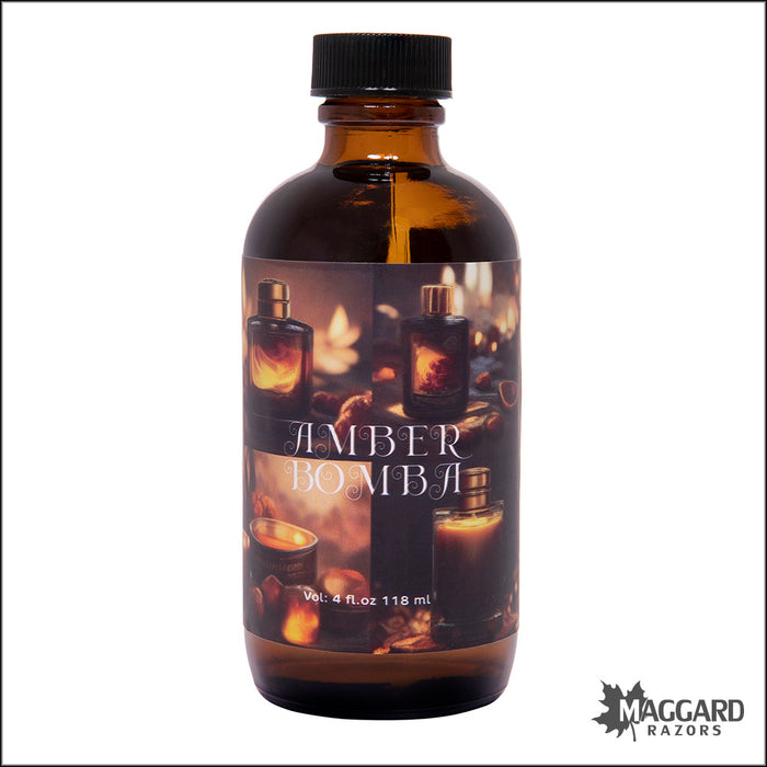Wholly Kaw Amber Bomba Artisan Aftershave Splash, 4oz