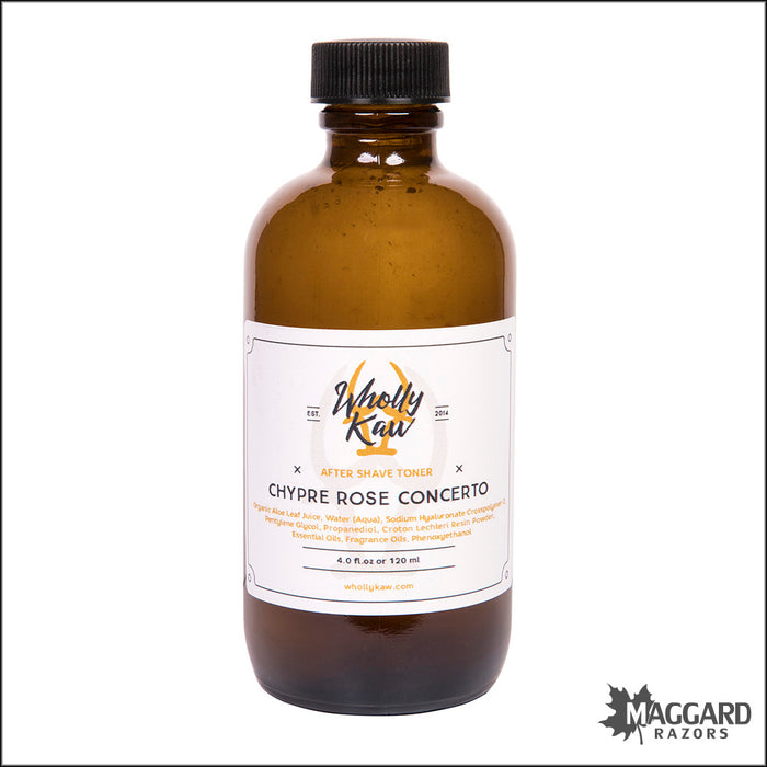 Wholly Kaw Chypre Rose Concerto Aftershave Toner, 4oz