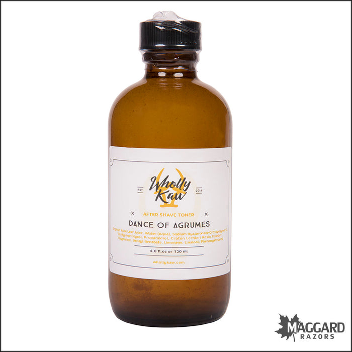 Wholly Kaw Dance of Agrumes Artisan Aftershave Toner, 4oz