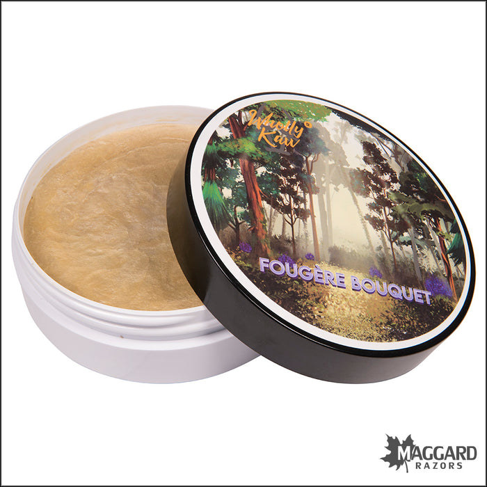Wholly Kaw Fougère Bouquet Artisan Tallow Shaving Soap, 4oz