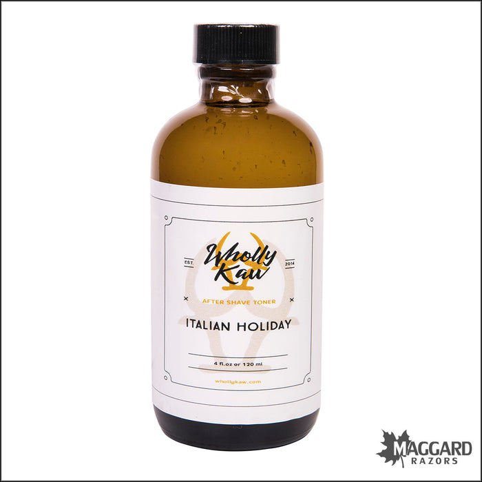 Wholly Kaw Italian Holiday Artisan Aftershave Toner, 4oz