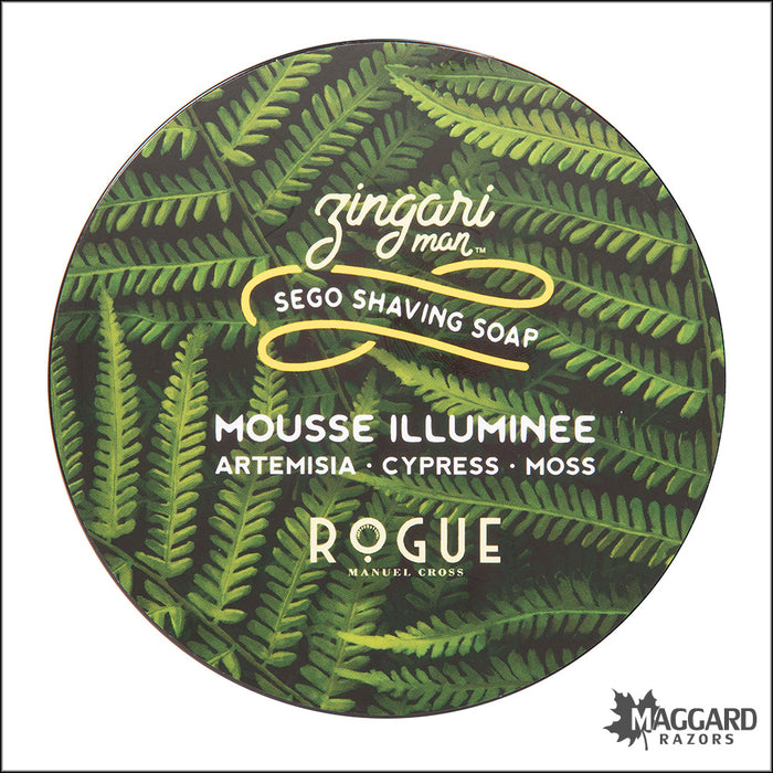 Zingari Man Mousse Illuminee Artisan Shaving Soap, 5oz - Sego Base