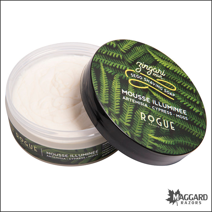 Zingari Man Mousse Illuminee Artisan Shaving Soap, 5oz - Sego Base
